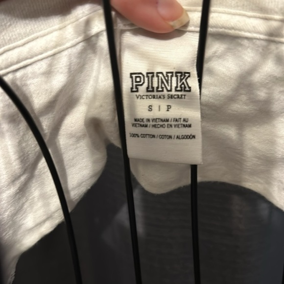Victoria's Secret PINK Shirt Beach Tunic Crew - Picture 3 of 6